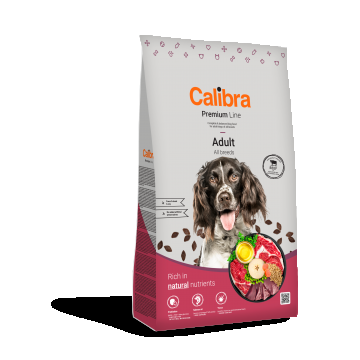 Calibra Dog Premium Line Adult Beef, 12 kg la reducere