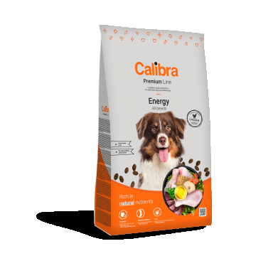 Calibra Dog Premium Line Energy, 12 kg la reducere