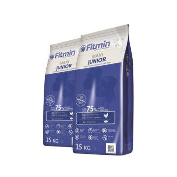 FITMIN Maxi Junior hrana uscata caini juniori de talie mare 30 kg (2 x 15 kg)