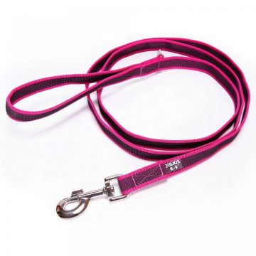 Lesa antiderapanta roz cu maner, Julius-K9, 20 mm/ 1 m