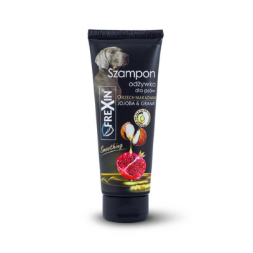 FREXIN Sampon pentru caini 2in1 cu balsam, jojoba si rodie 220 g FREXIN Sampon pentru caini 2in1 cu balsam, jojoba si rodie 220 g