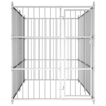 vidaXL Padoc de câini pentru exterior, 300x150x185 cm