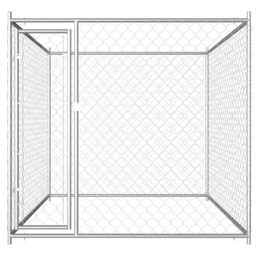 vidaXL Padoc pentru câini de exterior, 193 x 193 x 185 cm
