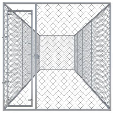 vidaXL Padoc pentru câini de exterior, 760x192x185 cm