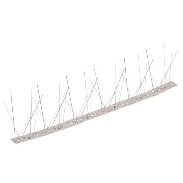 vidaXL Set bandă cu țepi antipăsări cu 5 rânduri, 6 buc., oțel, 3 m