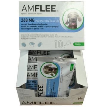 Amflee Pipeta Antiparazitara Caini 20 40 kg
