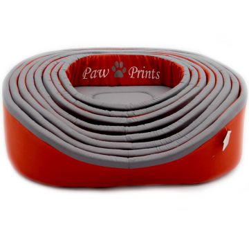Culcus Textil Pentru Caini si Pisici Paw Prints Nr 2