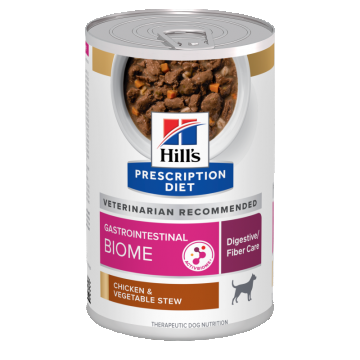 Hill's Prescription Diet Canine GI Biome Chicken & Vegetables Stew, 354 g de firma originala