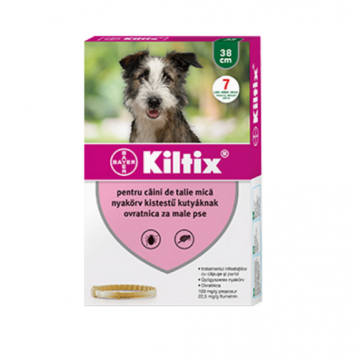 Zgarda antiparazitara pentru caini Kiltix, 38 cm