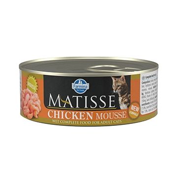 Matisse Cat Mousse Chicken Conserva 85 Gr 4 Buc Plus 1 GRATIS