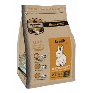 NATURAL-VIT Korona Natury hrana completa pentru iepuri 10 kg