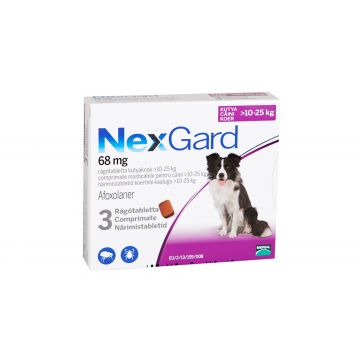 Nexgard Dog L 10-25 Kg 68 Mg x 3 Tablete