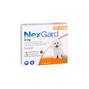 Nexgard Dog S 2-4 Kg 11 Mg x 3 Tablete