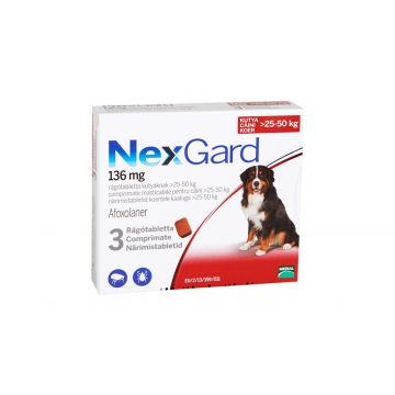 Nexgard Dog XL 25-40 Kg 136 Mg x 1 Tableta