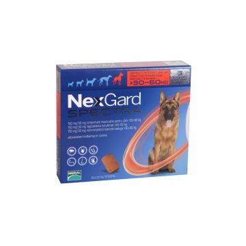 Nexgard Spectra Caine XL 30-60 kg Kg x 1 Tableta