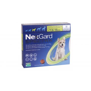 Nexgard Spectra Dog M 7.5-15 Kg x 1 Tableta