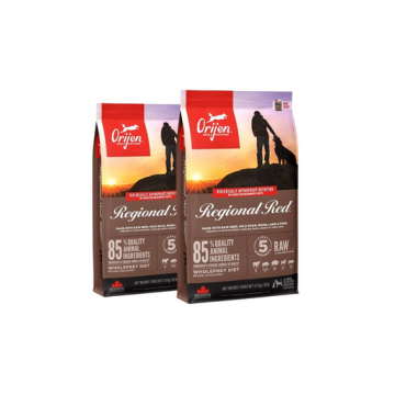 ORIJEN Regional Red hrana uscata pentru caini de toate rasele, varstele 22,8 kg (2 x 11,4 kg)