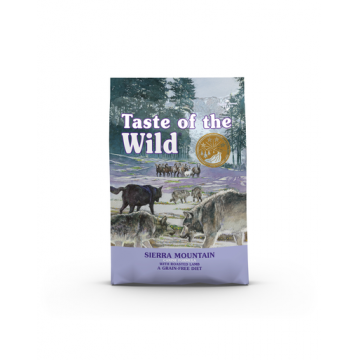 TASTE OF THE WILD Sierra Mountain hrana uscata caini adulti, cu miel 24,4 kg (2 x 12,2 kg)