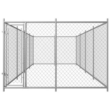 vidaXL Padoc pentru câini de exterior, 8 x 4 x 2 m