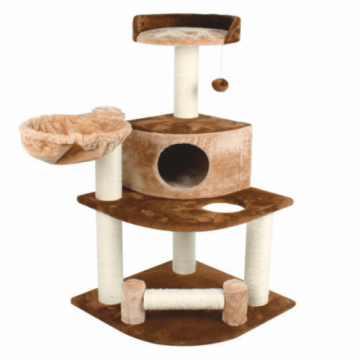 Ansamblu De Joaca cu Etaj Pentru Pisici Enjoy 54x54x107 cm