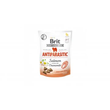 Brit Care Dog Snack Antiparasitic cu Somon 150 gr
