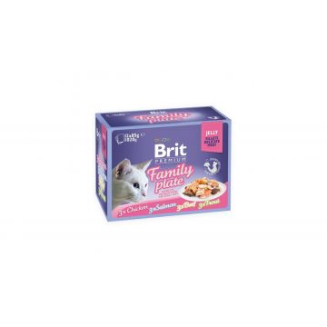 Brit Cat Delicate Family Plate In Jelly 12X85 Gr