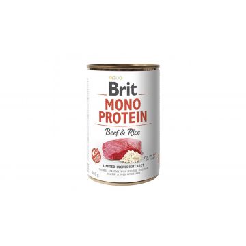Brit Mono Protein Beef & Brown Rice Conserva 400 Gr