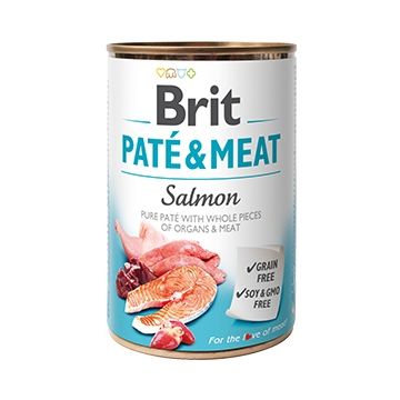 Brit Pate & Meat Salmon 400 Gr