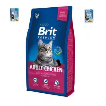 Brit Premium Cat Adult Chicken 8 Kg
