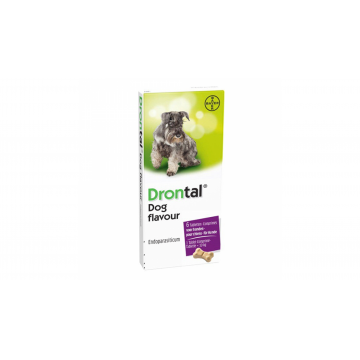 Drontal Dog Flavour Deparazitare Interna Caini X 1 Tablete