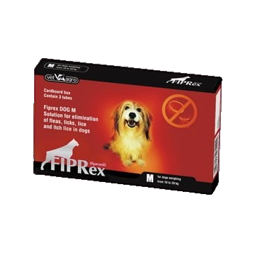 FIPRex 75 M, solutie antiparazitara externa caini talie medie (10-20 kg), 1 pipeta