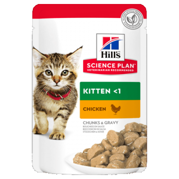 Hill's Feline Kitten Plic cu Pui 85 g