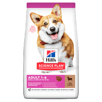 Hill's SP Canine Adult Small and Mini cu Miel si Orez 6 Kg