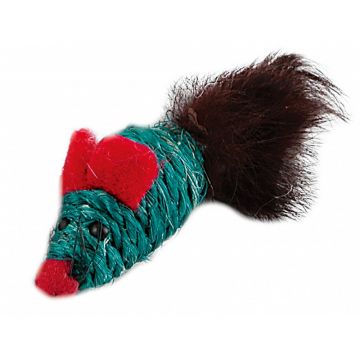 Jucarie Sisal Pentru Pisici 8 cm Verde