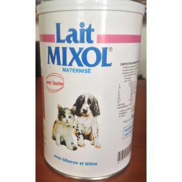 Lapte Praf pt Catei si Pisici, Mixol 300 Gr + Biberon si Tetina Cadou