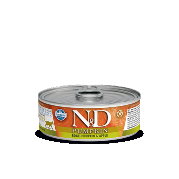N&D Cat Boar & Pumpkin & Apple Conserva 80 Gr