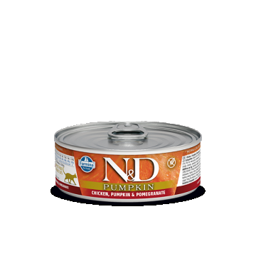 N&D Cat Chicken & Pumpkin & Pomegranate Conserva 80 Gr