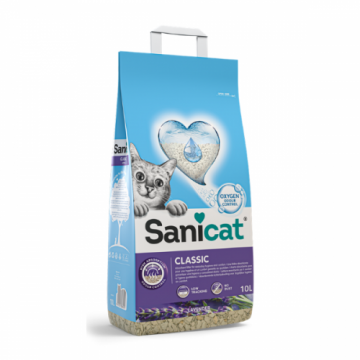 Nisip Pentru Litiera Sanicat Classic Lavanda 10 L