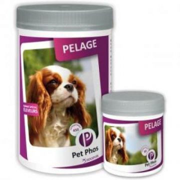 Pet Phos Pelage Piele si Blana 50 Tablete Pentru Catei