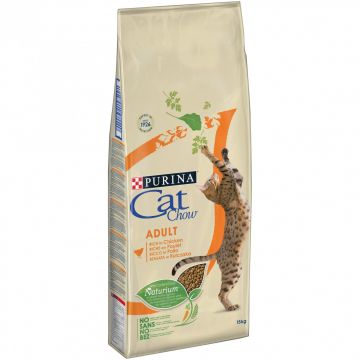 Purina Cat Chow Adult Pui Si Curcan 1.5 Kg
