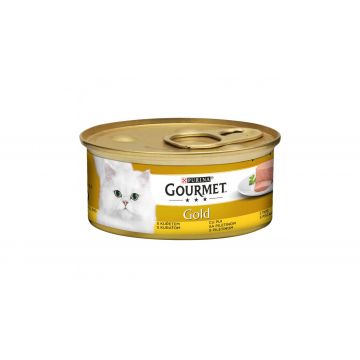 Purina Gourmet Gold Mousse Cu Pui 85 Gr