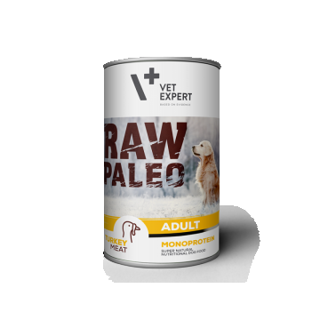 Raw Paleo Adult Conserva Monoproteica Curcan, 400 g