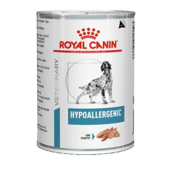 Royal Canin Hypoallergenic, conserva 400g, hrana umeda caini adulti cu reactii adverse la alimente