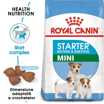 Royal Canin Mini Starter Mother & Baby Dog 3 Kg Plus Container Hrana Gratis