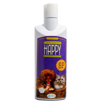 Sampon Antiparazitar Happy SP 200 ml ieftin