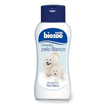 Sampon Pentru Caini cu Blana Alba Biozoo 250 ml