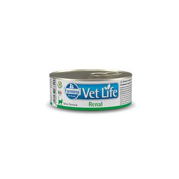 Vet Life Natural Diet Cat Renal Conserva 85 Gr