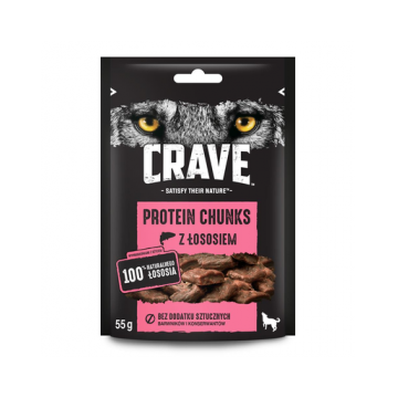 CRAVE Recompense fara cereale cu somon pentru caini adulti 6x55g