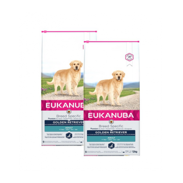EUKANUBA Adult Breeds Specific Golden Retriever Chicken hrana uscata caini adulti, cu pui 24 kg (2 x 12 kg) EUKANUBA Adult Breeds Specific Golden Retriever Chicken hrana uscata caini adulti, cu pui 24 kg (2 x 12 kg)