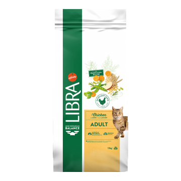 Hrana Uscata Pisici Adulte, Libra Cat Adult, Pui, 12 kg